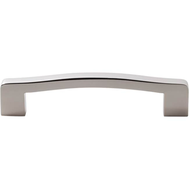 Top Knobs - Alton Pull 5 1/16 Inch (c-c) Polished Stainless Steel - Polished Stainless Steel