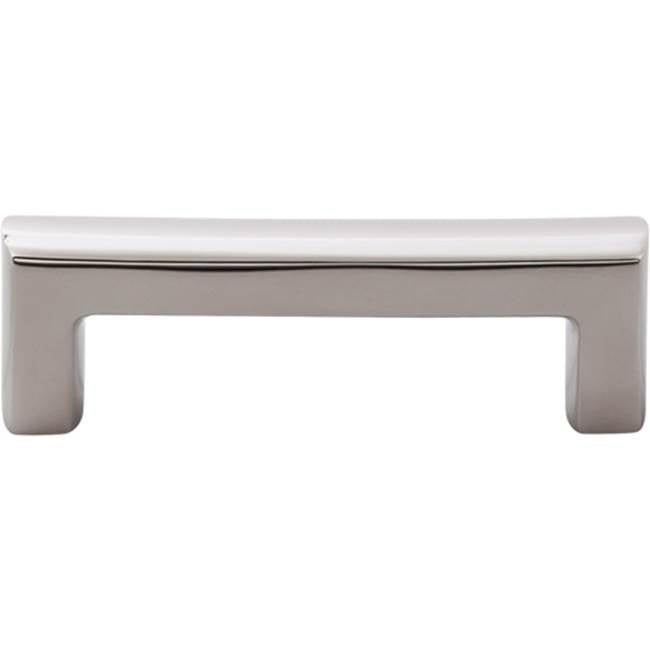 Top Knobs - Roselle Pull 3 3/4 Inch (c-c) Polished Stainless Steel - Polished Stainless Steel