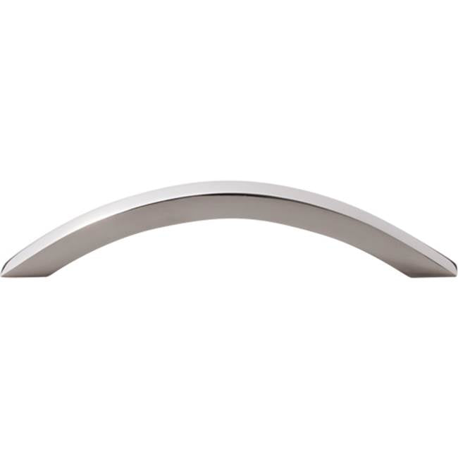 Top Knobs - Iola Pull 5 1/16 Inch (c-c) Polished Stainless Steel - Polished Stainless Steel