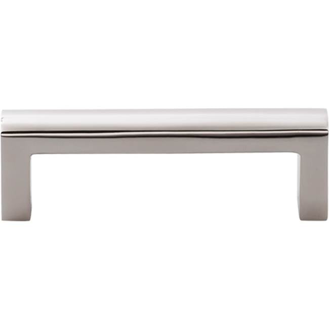 Top Knobs - Ashmore Pull 3 3/4 Inch (c-c) Polished Stainless Steel - Polished Stainless Steel