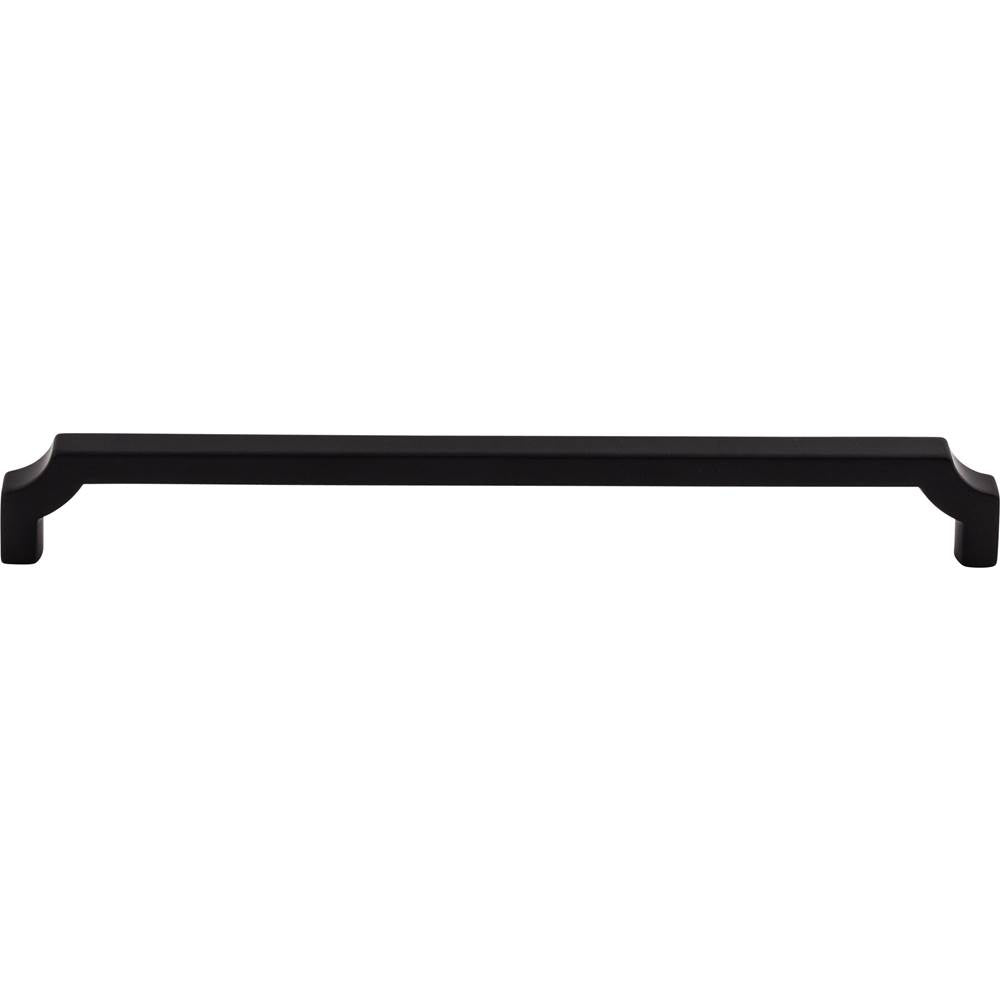 Top Knobs - Davenport Pull 8 13/16 Inch (c-c) Flat Black - Flat Black
