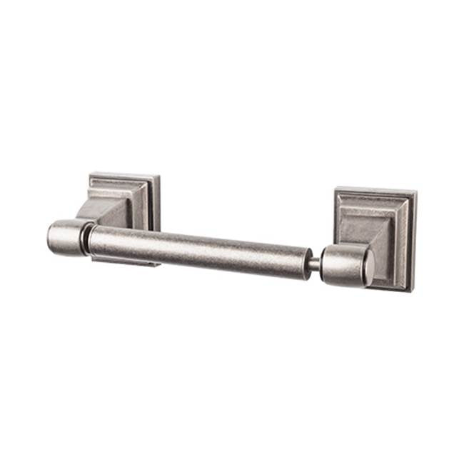 Top Knobs - Stratton Bath Tissue Holder Antique Pewter - Antique Pewter