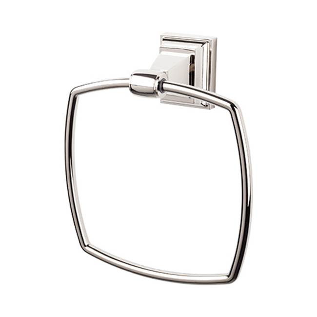 Top Knobs - Stratton Bath Ring Polished Nickel - Polished Nickel