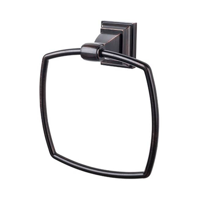 Top Knobs - Stratton Bath Ring Tuscan Bronze - Tuscan Bronze
