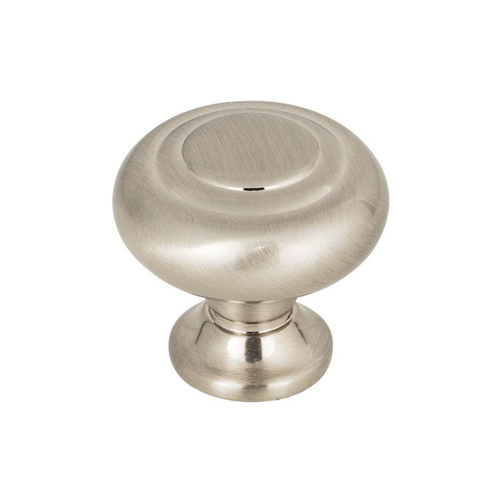 Top Knobs - Kent Knob 1 1/4 Inch Brushed Satin Nickel - Brushed Satin Nickel