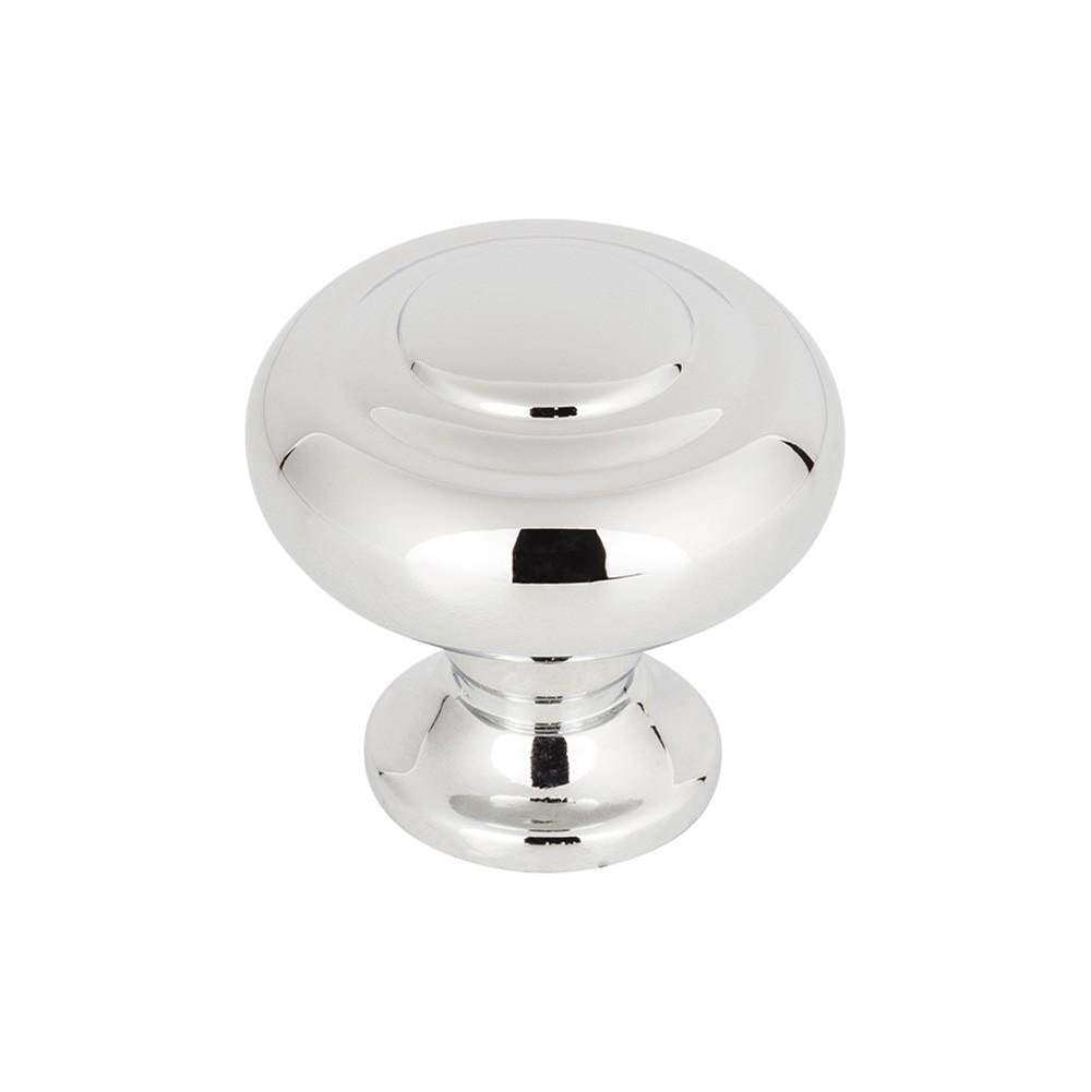 Top Knobs - Kent Knob 1 1/4 Inch Polished Chrome - Polished Chrome