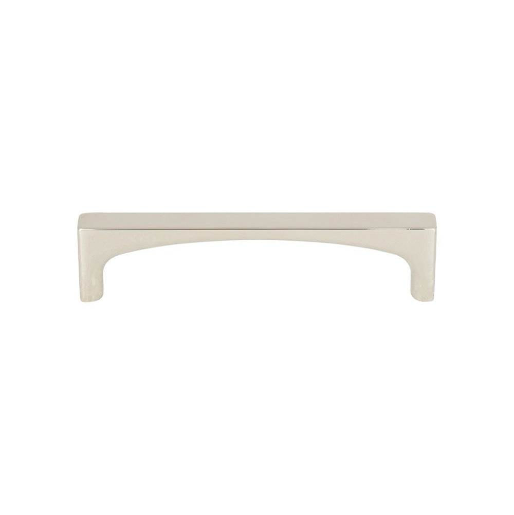 Top Knobs - Riverside Pull 3 3/4 Inch (c-c) Polished Nickel - Polished Nickel