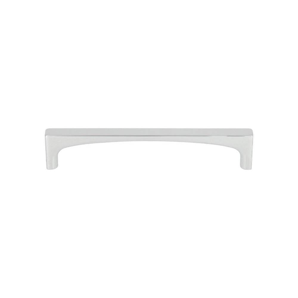 Top Knobs - Riverside Pull 5 1/16 Inch (c-c) Polished Chrome - Polished Chrome