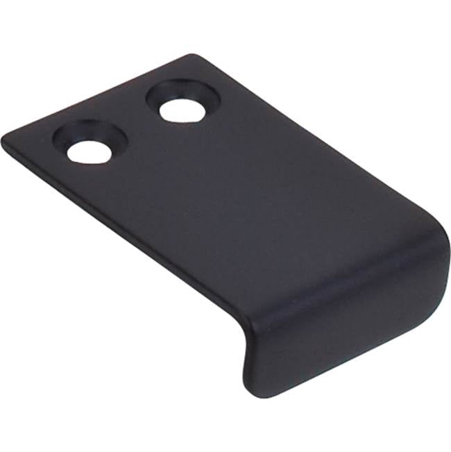 Top Knobs - Tab Pull 1 Inch Flat Black - Flat Black