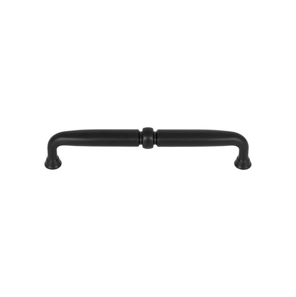 Top Knobs - Henderson Pull 6 5/16 Inch (c-c) Flat Black - Flat Black