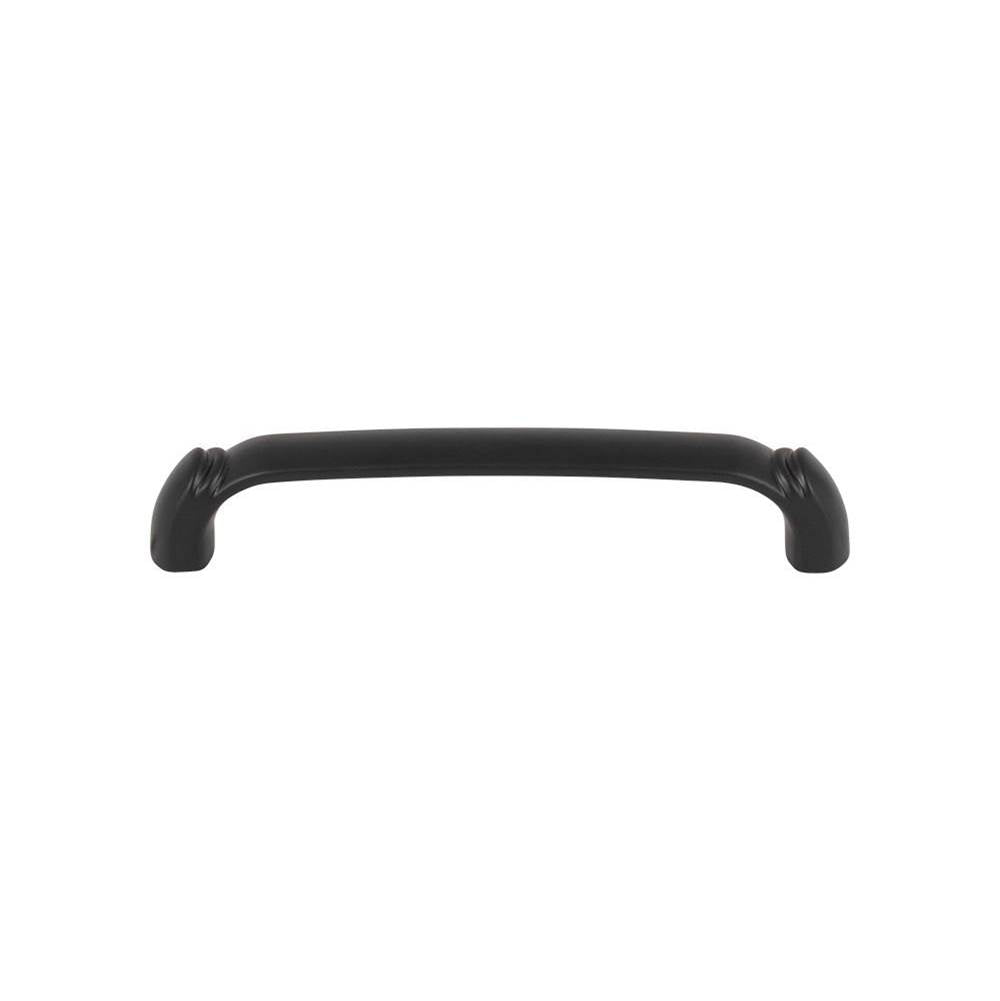 Top Knobs - Pomander Pull 5 1/16 Inch (c-c) Flat Black - Flat Black