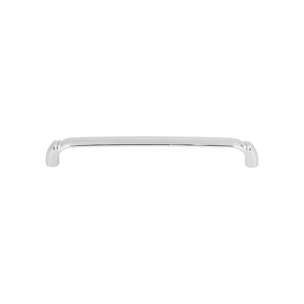 Top Knobs - Pomander Pull 7 9/16 Inch (c-c) Polished Chrome - Polished Chrome