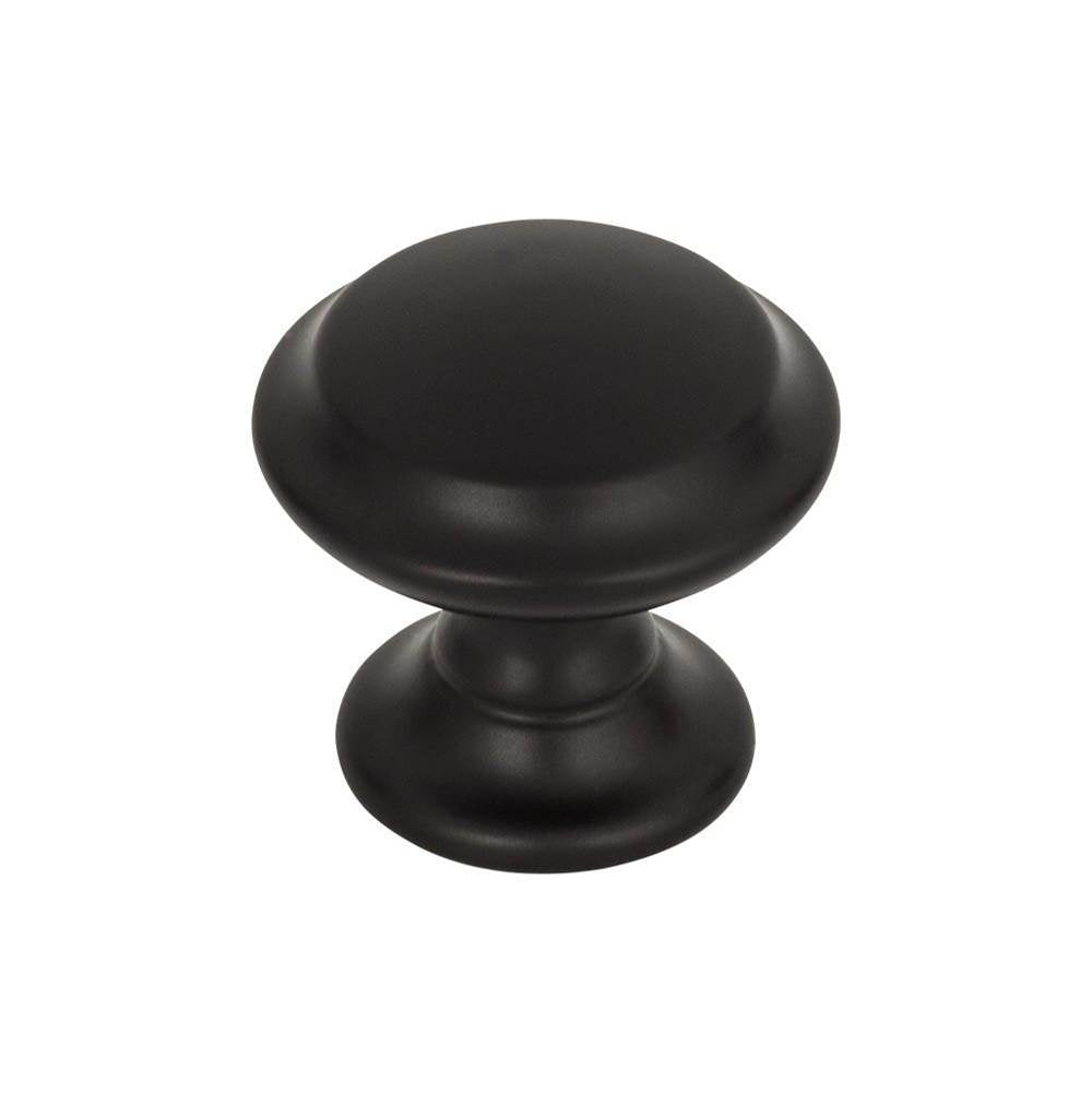 Top Knobs - Barrow Knob 1 1/4 Inch Flat Black - Flat Black