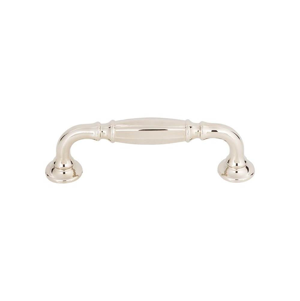 Top Knobs - Barrow Pull 3 3/4 Inch (c-c) Polished Nickel - Polished Nickel