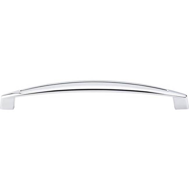 Top Knobs - Verona Appliance Pull 12 Inch (c-c) Polished Chrome - Polished Chrome