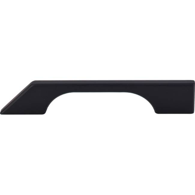 Top Knobs - Tapered Pull 5 Inch (c-c) Flat Black - Flat Black