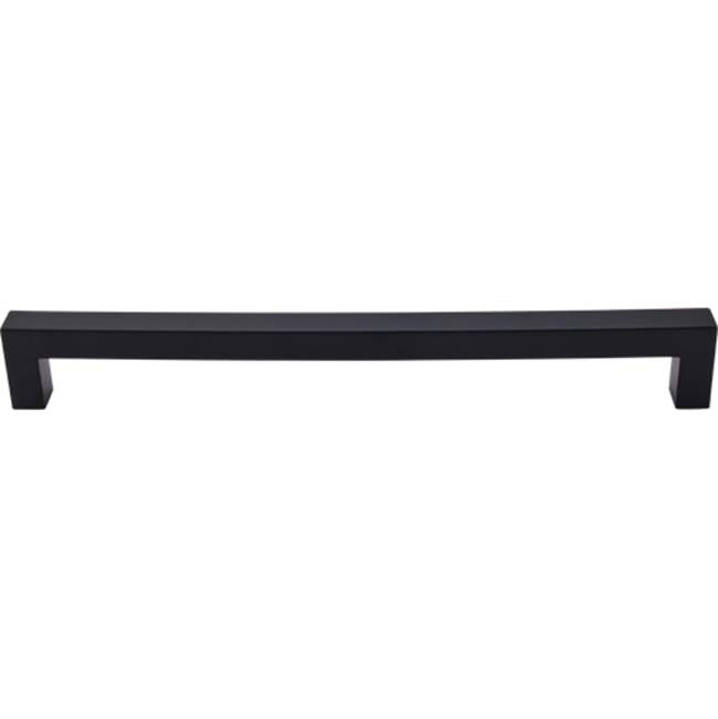 Top Knobs - Square Bar Appliance Pull 12 Inch (c-c) Flat Black - Flat Black
