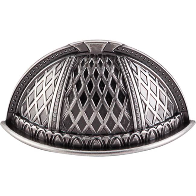Top Knobs - Trevi Cup Pull 1 1/2 Inch (c-c) Pewter Antique - Pewter Antique