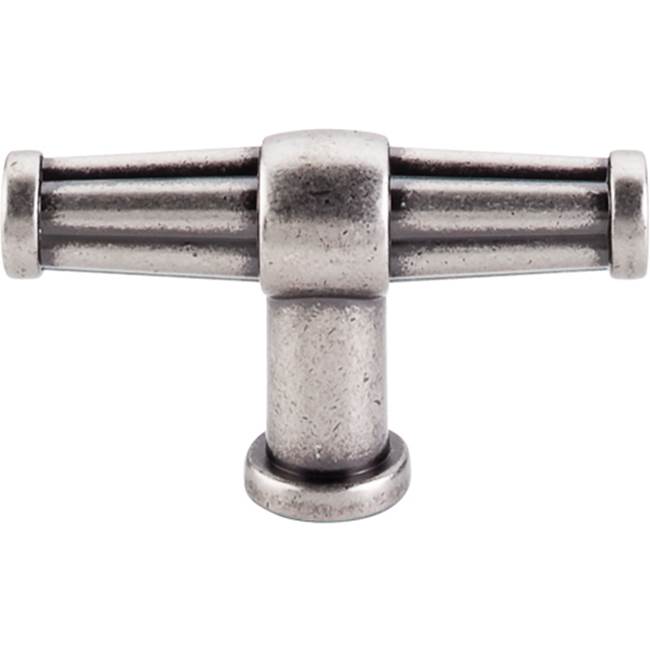 Top Knobs - Luxor T-Handle 2 1/2 Inch Pewter Antique - Pewter Antique