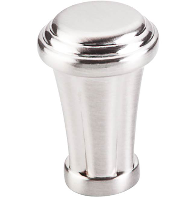 Top Knobs - Luxor Knob 7/8 Inch Brushed Satin Nickel - Brushed Satin Nickel