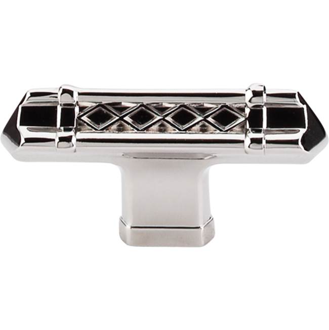 Top Knobs - Tower Bridge T-Handle 2 5/8 Inch Polished Nickel - Polished Nickel