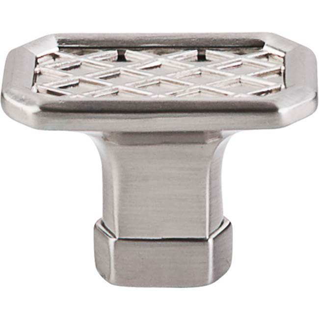 Top Knobs - Tower Bridge Knob 1 1/2 Inch Brushed Satin Nickel - Brushed Satin Nickel