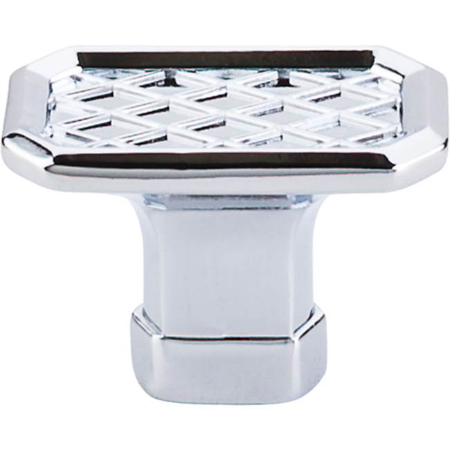 Top Knobs - Tower Bridge Knob 1 1/2 Inch Polished Chrome - Polished Chrome