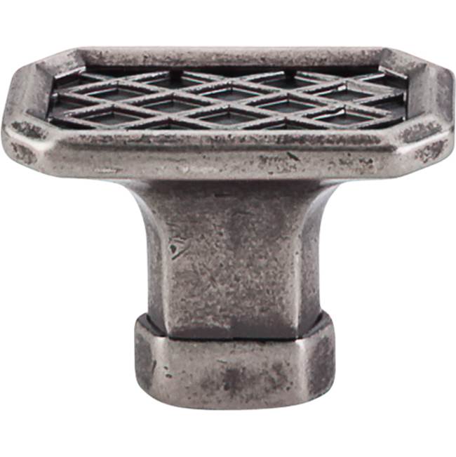 Top Knobs - Tower Bridge Knob 1 1/2 Inch Pewter Antique - Pewter Antique