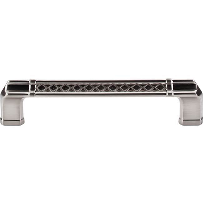 Top Knobs - Tower Bridge Pull 5 Inch (c-c) Brushed Satin Nickel - Brushed Satin Nickel