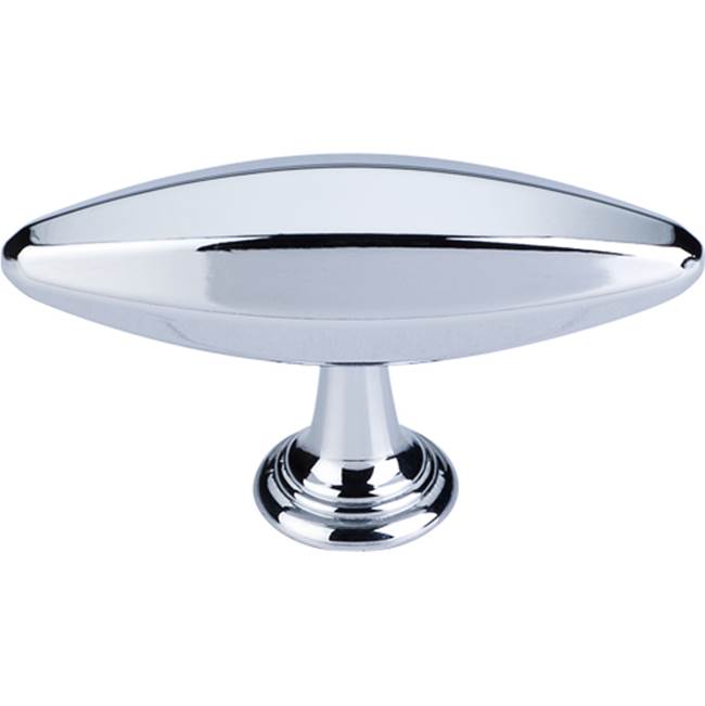Top Knobs - Chareau (R) T-Handle 3 Inch Polished Chrome - Polished Chrome