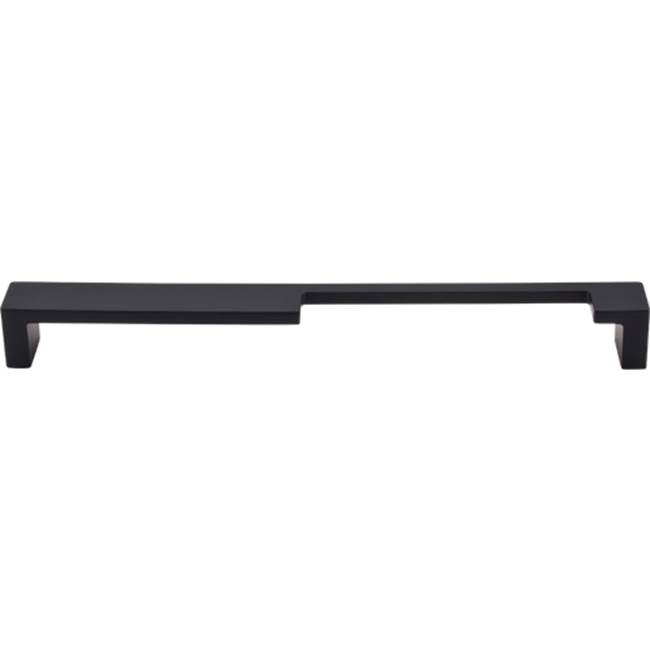 Top Knobs - Modern Metro Notch Pull B 9 Inch (c-c) Flat Black - Flat Black