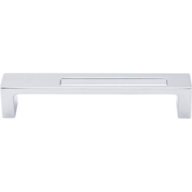 Top Knobs - Modern Metro Slot Pull 5 Inch (c-c) Polished Chrome - Polished Chrome