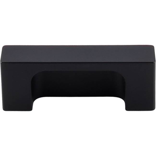 Top Knobs - Modern Metro Tab Pull 2 Inch (c-c) Flat Black - Flat Black