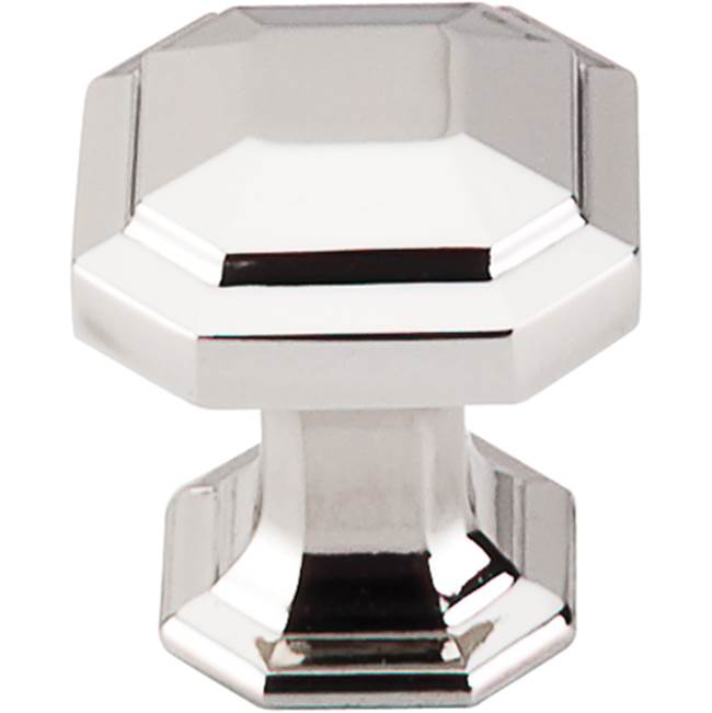Top Knobs - Emerald Knob 1 1/8 Inch Polished Nickel - Polished Nickel