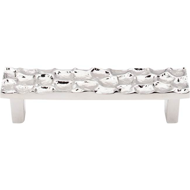 Top Knobs - Cobblestone Pull 3 3/4 Inch (c-c) Polished Nickel - Polished Nickel