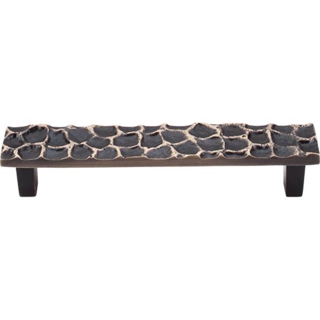 Top Knobs - Cobblestone Pull 5 1/16 Inch (c-c) Brass Antique - Brass Antique