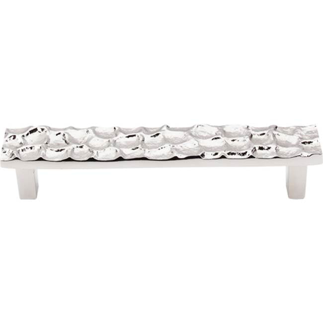 Top Knobs - Cobblestone Pull 5 1/16 Inch (c-c) Polished Nickel - Polished Nickel