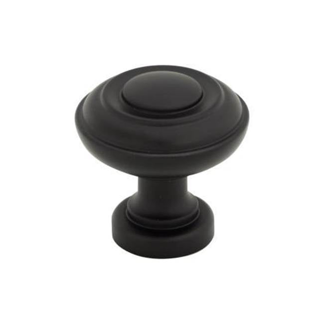 Top Knobs - Ulster Knob 1 1/4 Inch Flat Black - Flat Black