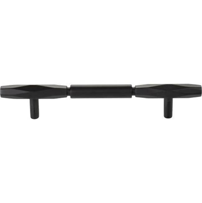 Top Knobs - Kingsmill Pull 5 1/16 Inch (c-c) Flat Black - Flat Black