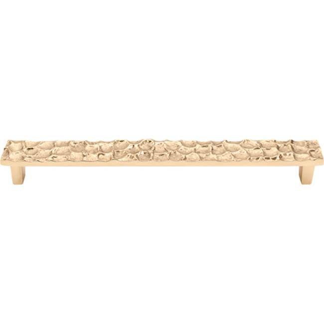 Top Knobs - Cobblestone Pull 8 13/16 Inch (c-c) Brass - Polished Brass