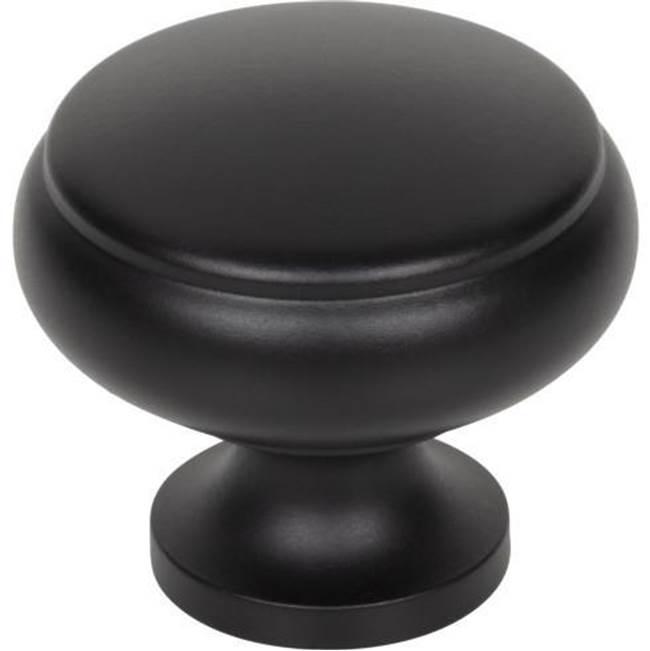 Top Knobs - Cumberland Knob 1 1/4 Inch Flat Black - Flat Black