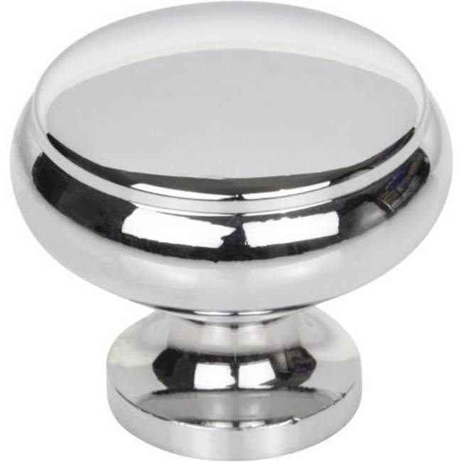 Top Knobs - Cumberland Knob 1 1/4 Inch Polished Chrome - Polished Chrome