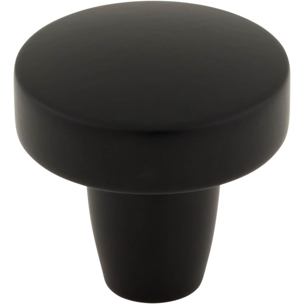 Top Knobs - Florham Knob 1 1/4 Inch Flat Black - Flat Black