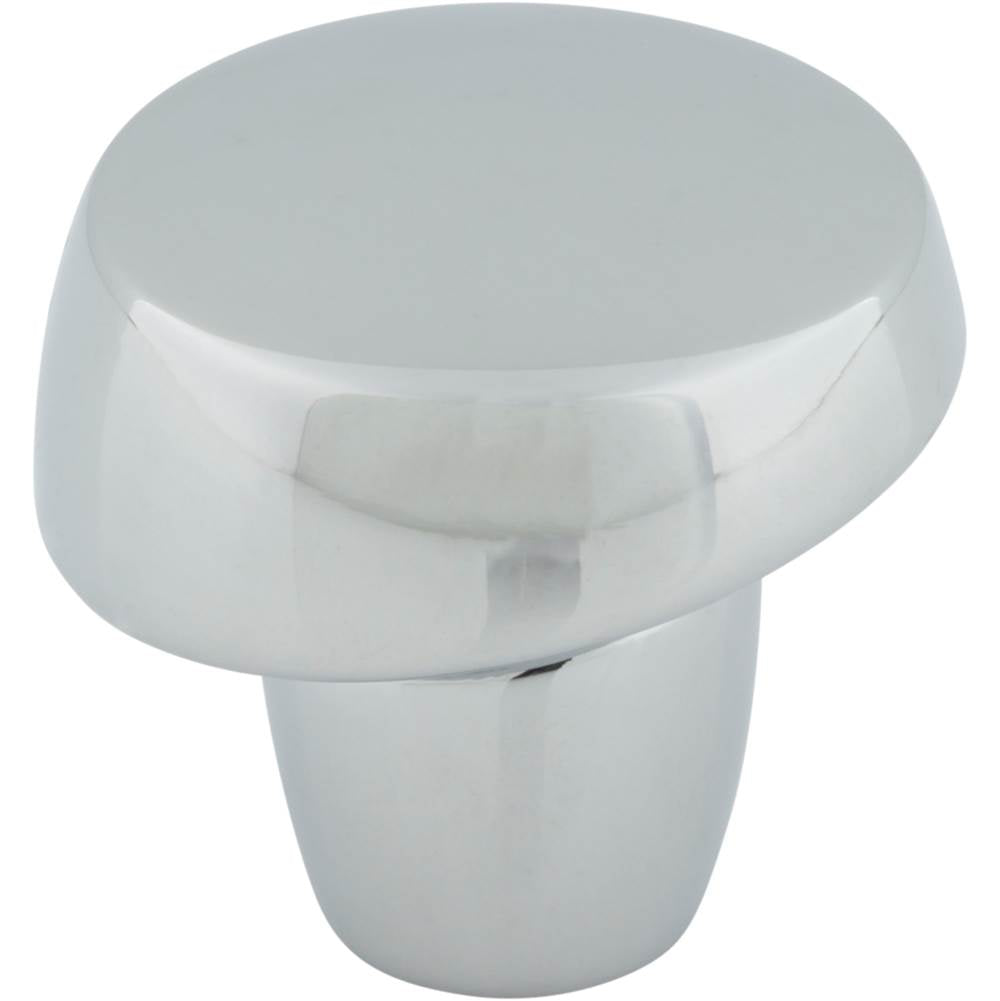 Top Knobs - Florham Slant Knob 1 1/4 Inch Polished Chrome - Polished Chrome