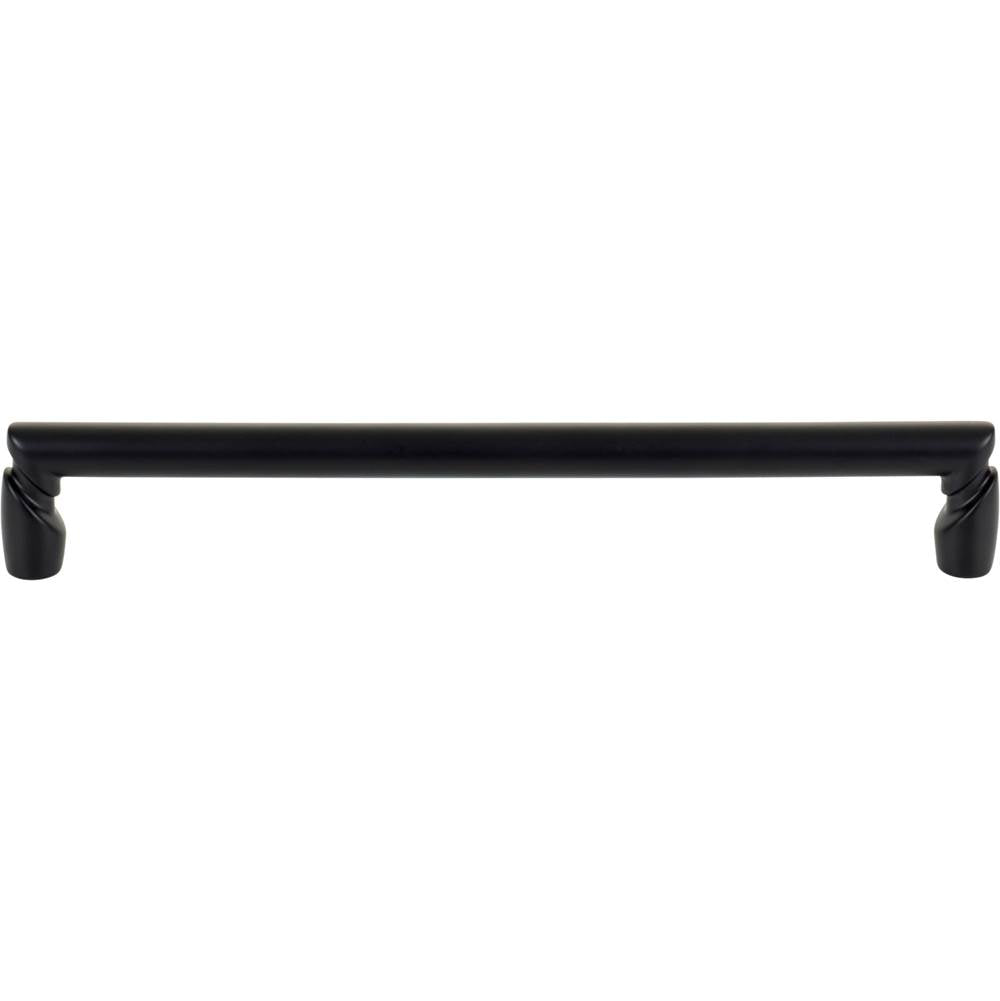 Top Knobs - Florham Pull 7 9/16 Inch (c-c) Flat Black - Flat Black