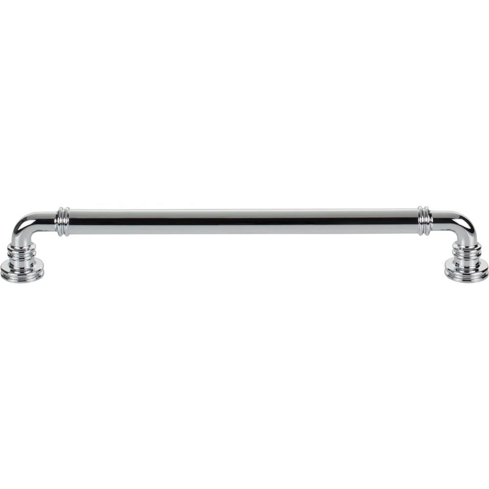 Top Knobs - Cranford Pull 8 13/16 Inch (c-c) Polished Chrome - Polished Chrome