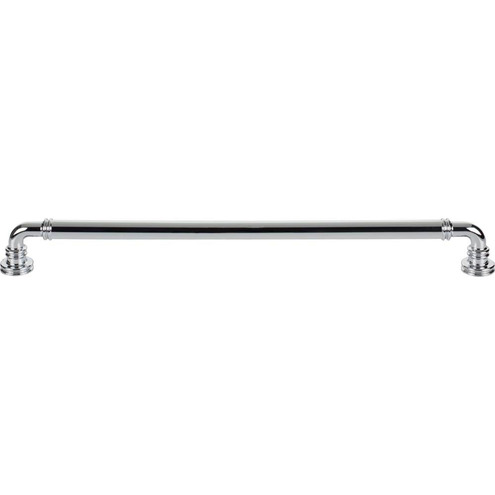 Top Knobs - Cranford Pull 12 Inch (c-c) Polished Chrome - Polished Chrome