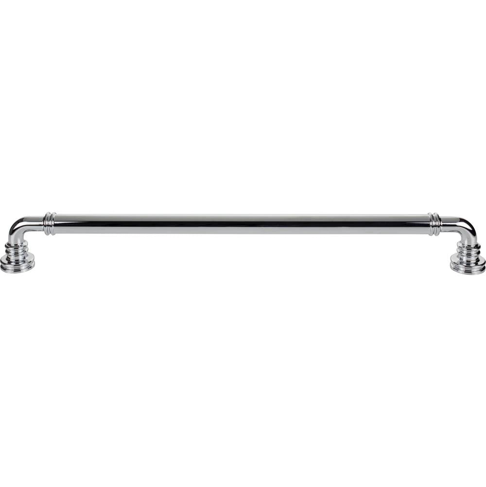 Top Knobs - Cranford Appliance Pull 18 Inch (c-c) Polished Chrome - Polished Chrome