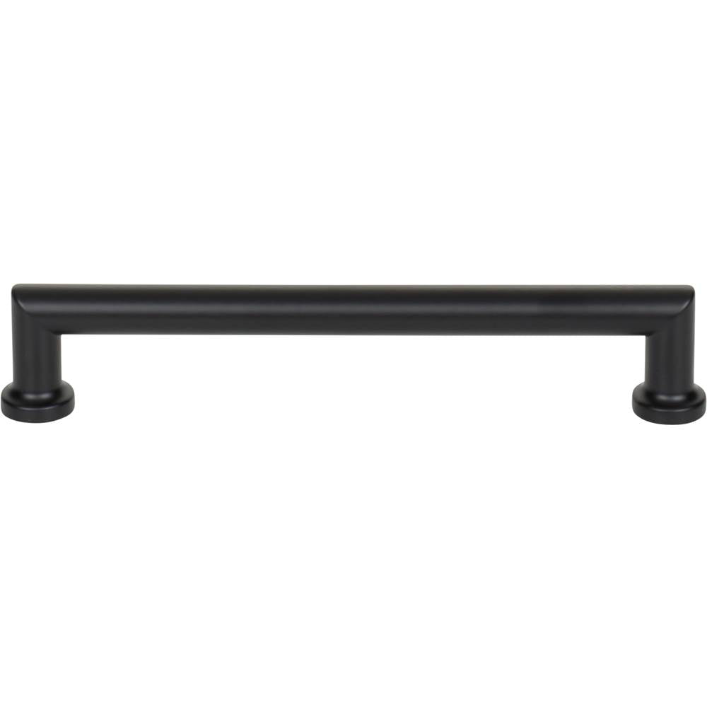 Top Knobs - Morris Pull 6 5/16 Inch (c-c) Flat Black - Flat Black