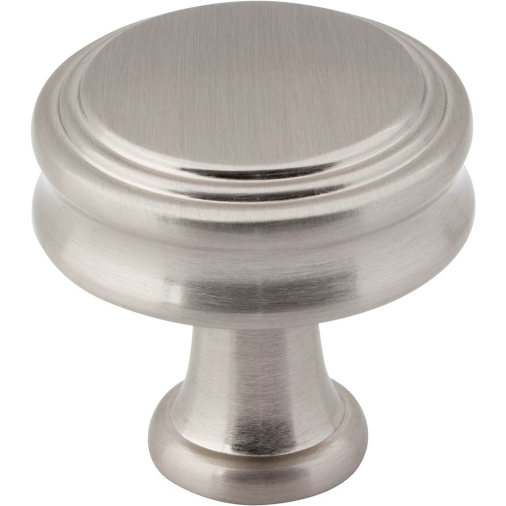 Top Knobs - Coddington Knob 1 1/4 Inch Brushed Satin Nickel - Brushed Satin Nickel
